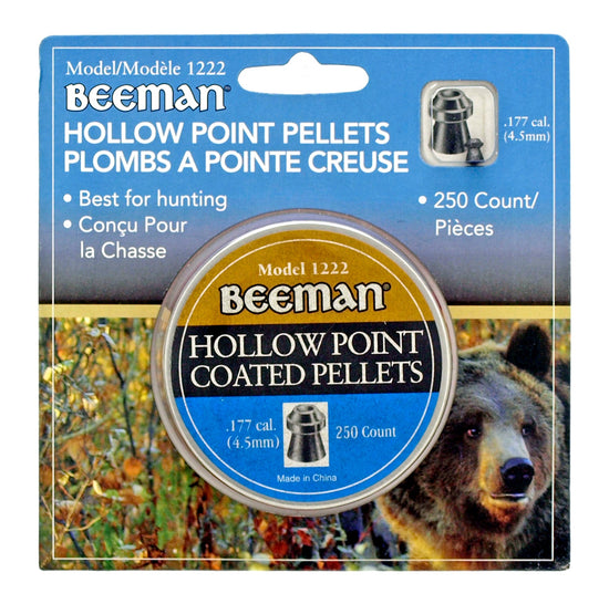 Beeman Hollow Point .177 Cal Pellets - 250 Ct.-KRM Products LLC.