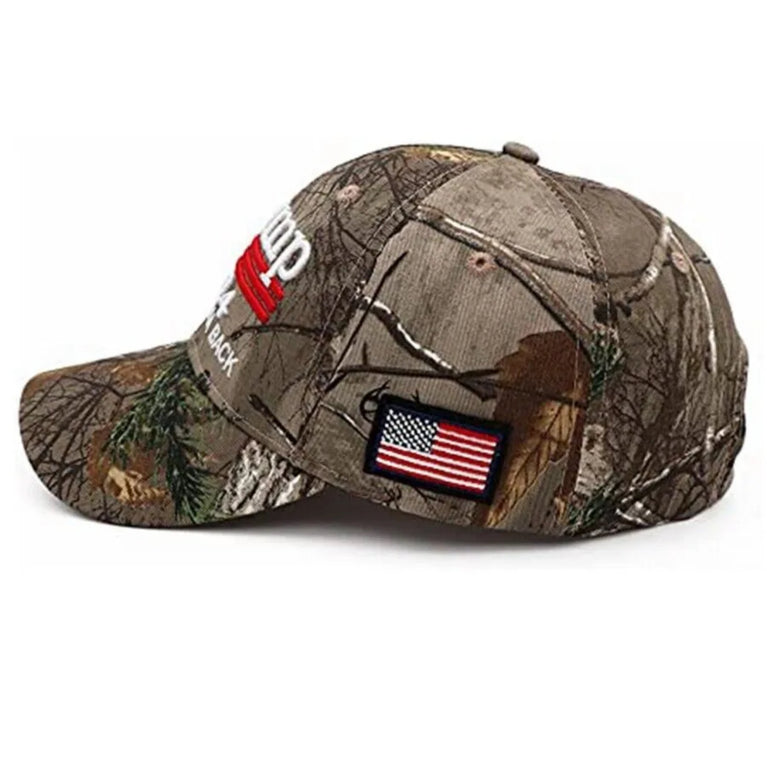 Trump 2024 Keep America Great Camo Hat MAGA Embroidered Baseball Cap