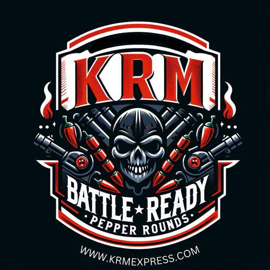 KRM Battle Ready Maximum Strength Pepper Rounds .50 Cal. SD Balls T4E Your Reliable Self Defense Solution-KRM Products LLC.