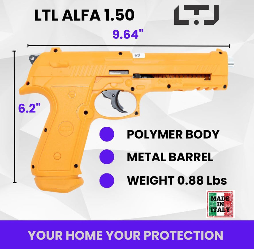 Alfa 1.50 .50 Cal Self Defense Pepper Air Pistol Paintball Gun Marker Weapon-KRM Products LLC.