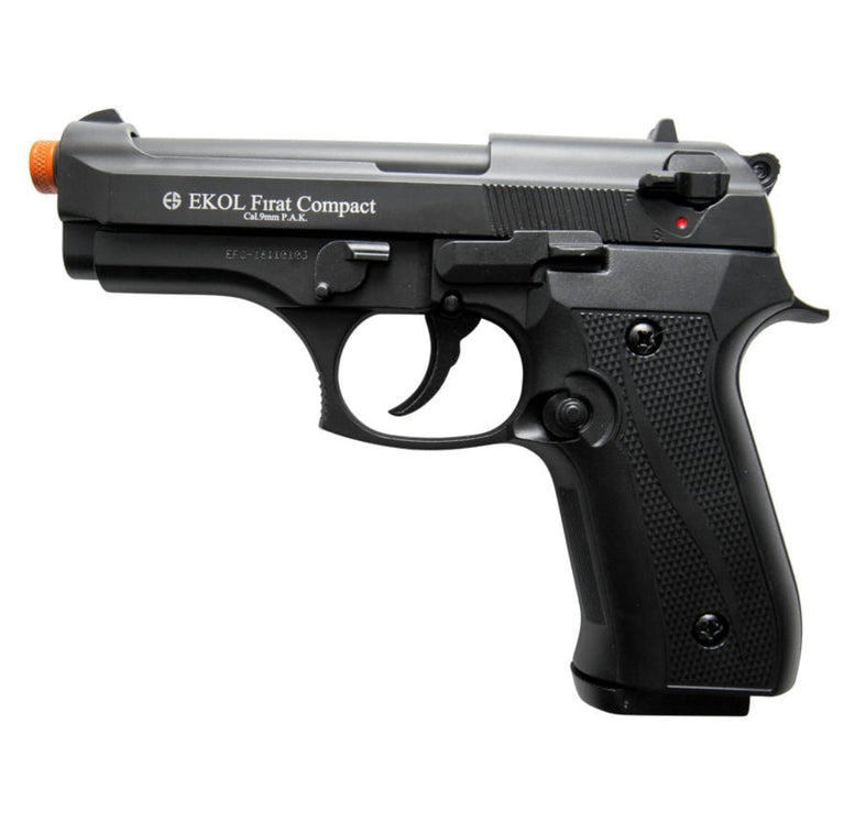 Compact V92F Front Firing Blank Gun Black Finish-KRM Products LLC.