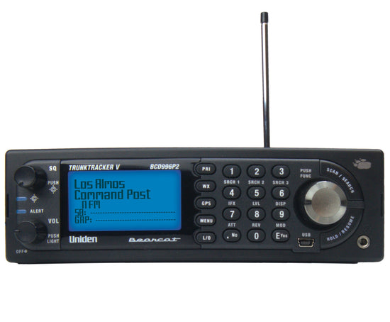 UNIDEN 25,000 CHANNEL NARROW BAND MOBILE/BASE SCANNER WITH 12 SERVICE SEARCHES, TRUNK TRACKER V & GPS CAPABLE-KRM Products LLC.