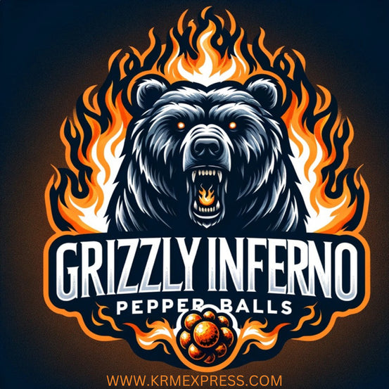 Ammo - KRM Grizzly Inferno .68 Dual-Defense Pepperballs: Ultimate Protection Against Bears And Threats