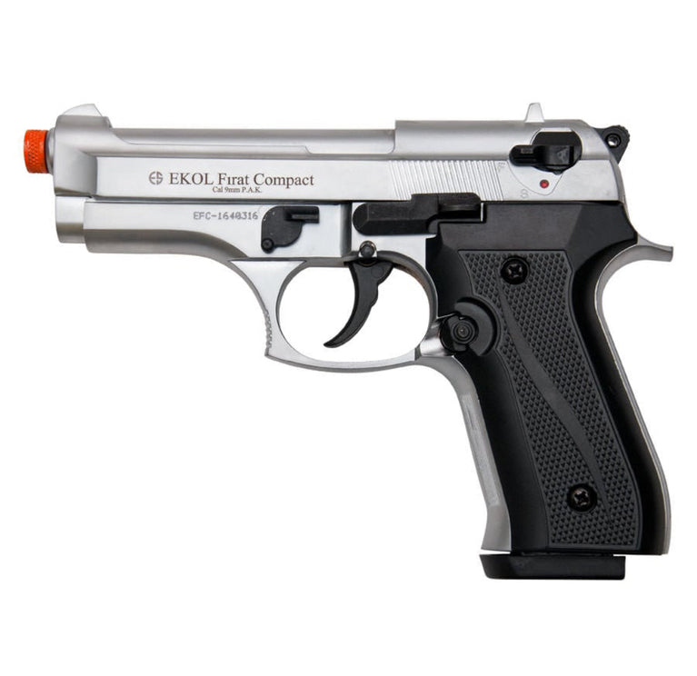 Compact V92F Front Firing Blank Gun Black Finish-KRM Products LLC.