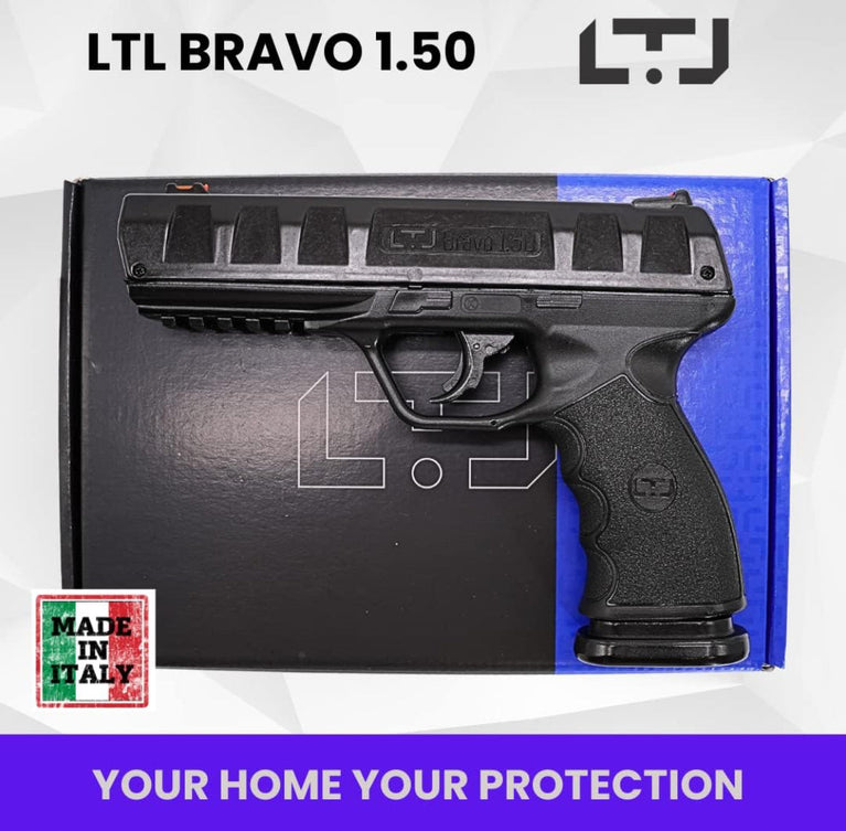 Bravo 1.50 .50 Cal Self Defense Pepper Air Pistol Paintball Gun Marker Weapon-KRM Products LLC.