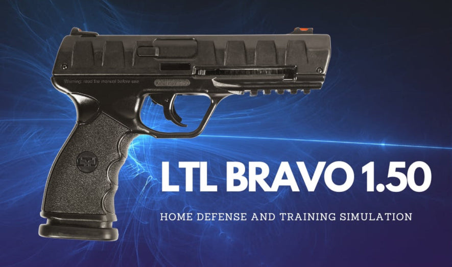 Bravo 1.50 .50 Cal Self Defense Pepper Air Pistol Paintball Gun Marker Weapon-KRM Products LLC.