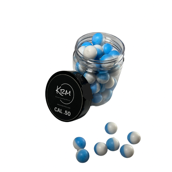 KRM Hi-Vis Powder Balls HDP50 HDP50 Compact TR50 .50-KRM Products LLC.