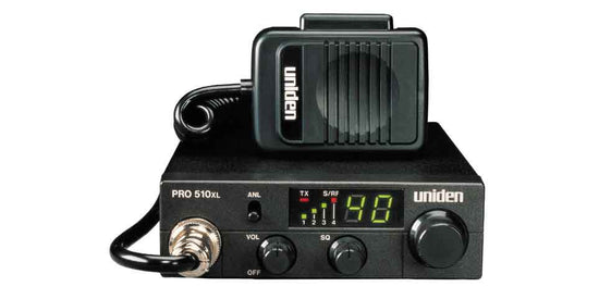 UNIDEN PRO510XL COMPACT 40 CHANNEL CB RADIO WITH ANL FILTER-KRM Products LLC.