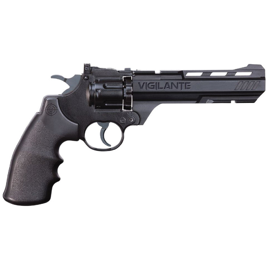 Crosman Vigilante Rev 10sht Co2 Blk-KRM Products LLC.