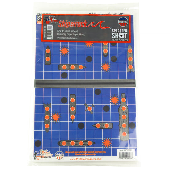 Proshot Gs Ship 12x18 Tp 8pk