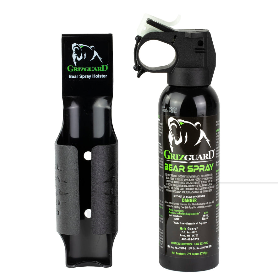 Non-Lethal Defense - Ps Griz Guard Spray W/ Holster 7.9oz