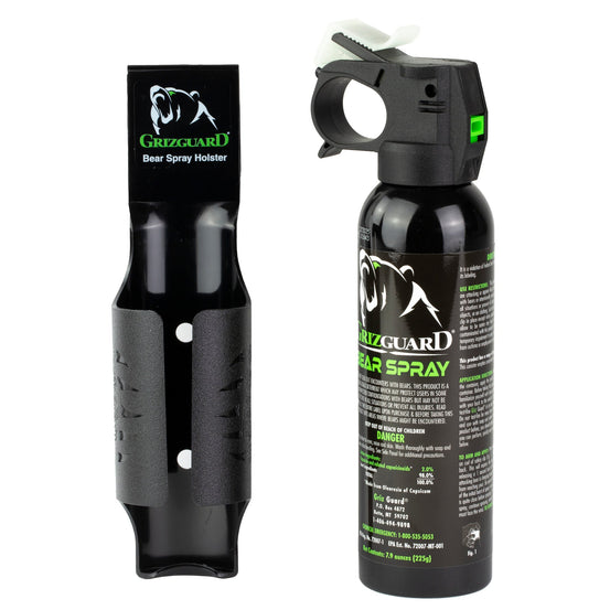 Non-Lethal Defense - Ps Griz Guard Spray W/ Holster 7.9oz