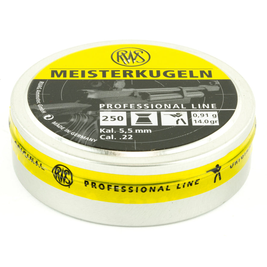 Rws Plts .22 Meisterkugeln 250/tin-KRM Products LLC.