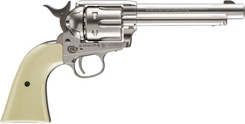 Airguns And Accessories - Rws Colt Saa Peacemaker Air - Pistol .177/bb Co2 Nickel