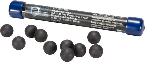 Airguns And Accessories - Umarex T4e P2p .50 Cal. Rubber - Ball Black 10-pack