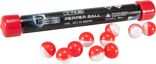 Airguns And Accessories - Umarex T4e P2p .50 Cal. Pepper - Ball Red/white 10-pack