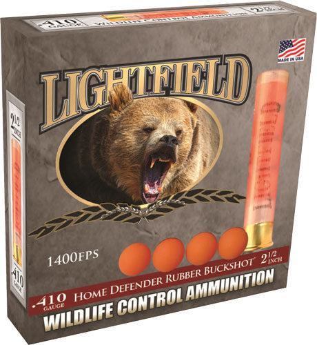 Ammo - Lightfield 410 2-1/2" Fourball - Rubber Buck 5rd